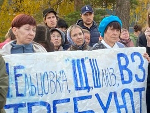 Новосибирская область. Митинг против вырубки леса